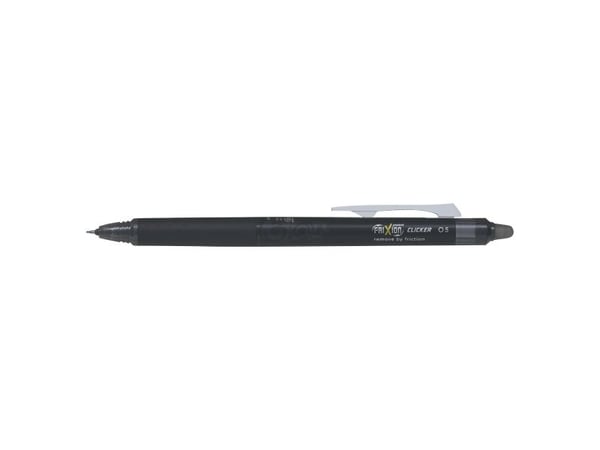 Rollerpen, Pilot FriXion Point Clicker, 0,5 mm, sort, pakke a 12 stk