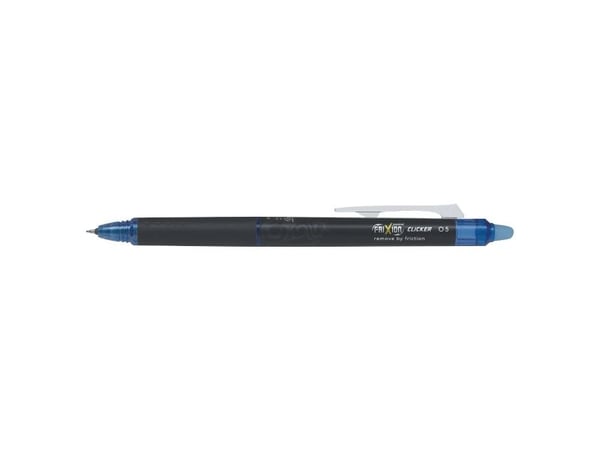 Rollerpen, Pilot FriXion Point Clicker, 0,5 mm, blå, pakke a 12 stk