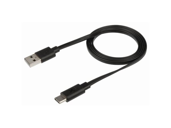 Xtorm CF051, 1 m, USB A, USB C, USB 2.0, 480 Mbit/s, Musta