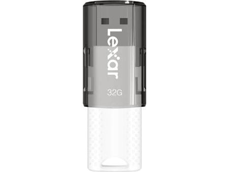 Lexar JumpDrive S60, 32 GB, USB Type-A, 2.0, Med lokk, 8 g, Svart