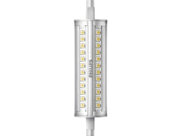 Philips - LED-lyspære - form: korn - R7s - 14 W (ekvivalent 100 W) - klasse E - hvitt lys - 3000 K