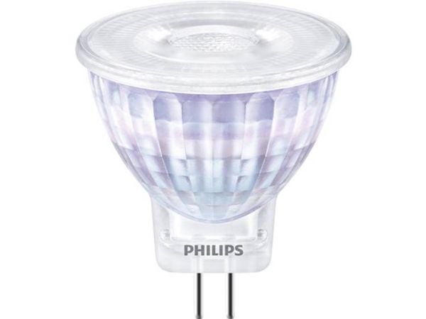 Philips - Spotlight - LED lyspære - GU4 - 2,3 W (20 W ekvivalent) - Klasse A++ - Varmhvitt lys - 2700 K