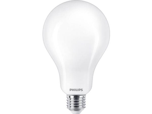 Philips - LED-filamentlyspære - form: A95 - mattslipt finish - E27 - 23 W (ekvivalent 200 W) - klasse D - varmt hvitt lys - 2700 K
