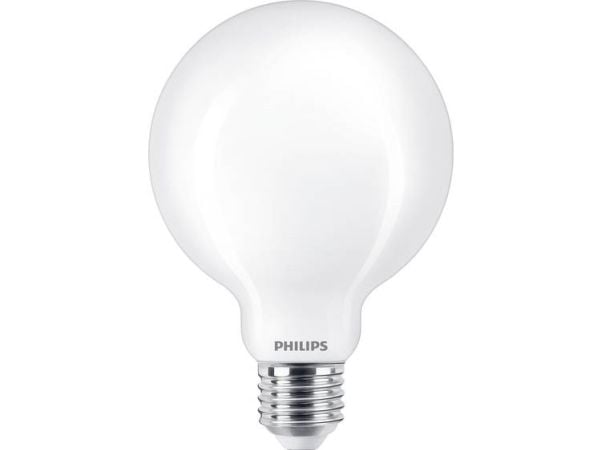 Philips - LED-lyspære - form: G93 - mattslipt finish - E27 - 7 W (ekvivalent 60 W) - klasse E - varmt hvitt lys - 2700 K