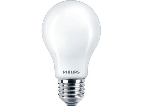 Philips - LED-lyspære - form: A60 - mattslipt finish - E27 - 7 W (ekvivalent 60 W) - klasse E - varmt hvitt lys - 2700 K (en pakke 3)