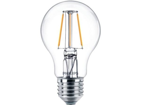Philips Lamppu, 4,3 W, 40 W, E27, 470 lm, 15000 h, Lämmin valkoinen