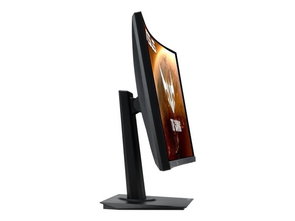 ASUS TUF Gaming VG24VQE - LED-skjerm - gaming - kurvet - 23.6" - 1920 x 1080 Full HD (1080p) @ 165 Hz - VA - 250 cd/m² - 3000:1 - 1 ms - 2xHDMI, Di...