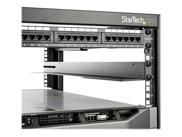 Startech 1U 19 inch Server Rack Rails, 24-36 inch Adjustable Depth, Universal 4 Post Rack Mount Rails, Network Equipment/Server/UPS Mounting Rail K...