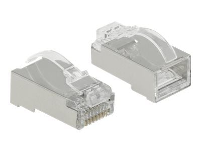 DeLOCK 86474, RJ-45, Läpinäkyvä, Uros, Suora, Polykarbonaatti, Cat6