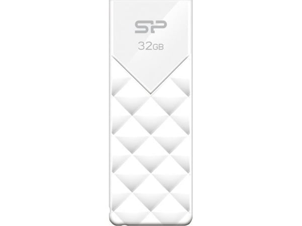 SILICON POWER Blaze B03 - USB-flashstasjon - 32 GB - USB 3.2 Gen 1 - hvit