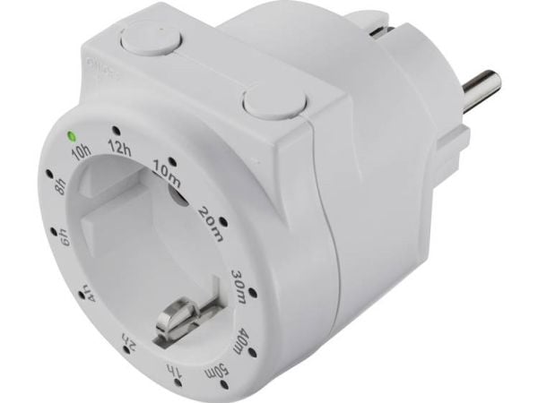 Sygonix SY-4499402 Kytkin kello digitaalinen päiväkello 3500 W Käynnistys/pysäytys-toiminto, lähtölaskentatoiminto