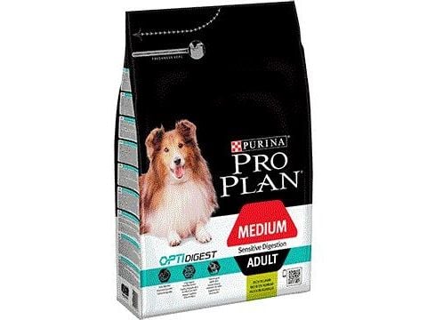 Purina Medium Adult Sensitive Digestion with OPTIDIGEST, Vuxen, Maxi (26 - 44 kg), Lamm, 14 kg