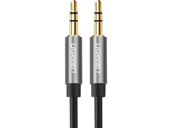 Ugreen 10737, 3.5mm, Hankjønn, 3.5mm, Hankjønn, 5 m, Sort