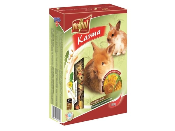 Vitapol zvp-1202, 1 kg, Jänis, A-vitamiini, B-vitamiini, C-vitamiini, D-vitamiini