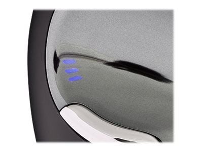 Evoluent VerticalMouse D Large - Vertikal mus - ergonomisk - laser - 6 knapper - trådløs - USB trådløs mottaker