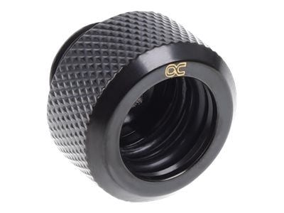 Alphacool Eiszapfen Connector Series HardTube Socket - Armatur for væskekjølesystemkompresjon - svart matte