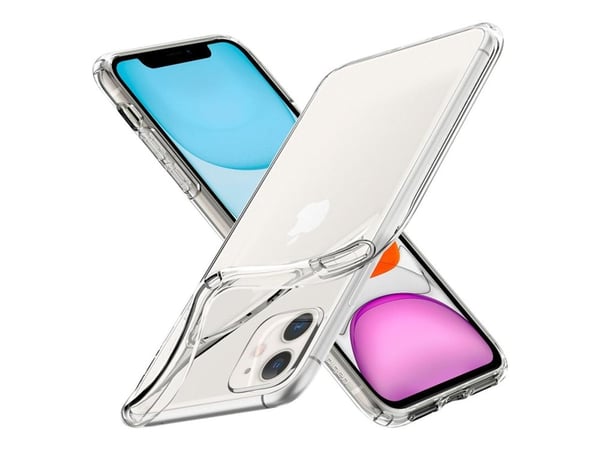 Spigen Liquid Crystal - Baksidedeksel for mobiltelefon - termoplast-polyuretan (TPU) - krystallklar - for Apple iPhone 11