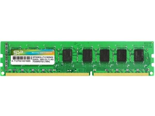 SILICON POWER - DDR3L - modul - 8 GB - DIMM 240-pin - 1600 MT/s / PC3L-12800 - CL11 - 1.35 V - ikke-bufret - ikke-ECC