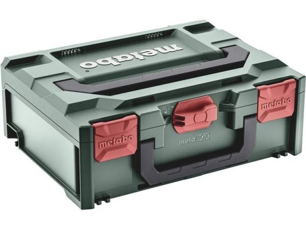 Metabo 626883000, Verktøykasse (hard), Akrylonitril-butadien-styren (ABS), Grønn, Rød, 11,2 l, 125 kg, 396 mm