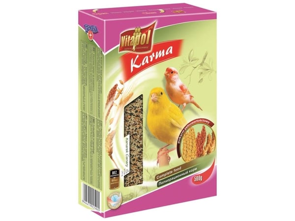 Vitapol zvp-2501, Siemenet, 500 g, Kanarianpunainen, A-vitamiini, B-vitamiini, C-vitamiini
