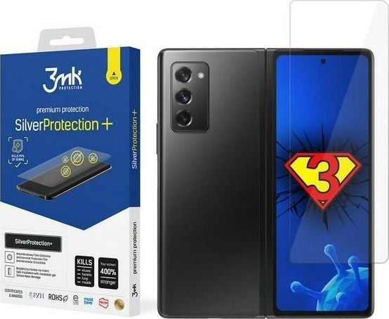 3MK Silver Protect+ skärmskydd för Samsung Galaxy Z Fold 2 5G (våtmontering) antimikrobiellt