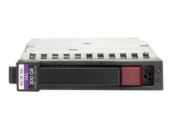 HPE Dual Port Enterprise - Harddisk - 300 GB - hot-swap - 2.5" SFF - SAS 6Gb/s - 10000 rpm