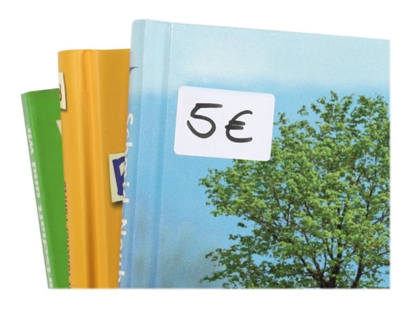 HERMA - Papir - selv-adhesiv - hvit - 8 x 12 mm 3840 etikett(er) (32 ark x 120) merkelapper
