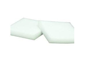 Vaskesvamp Engangs 100x120x10 mm Skum Hvid,20 pk x 100 stk/krt