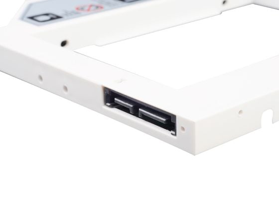 Silverstone TS08, Valkoinen, 6,35 cm (2.5"), SATA