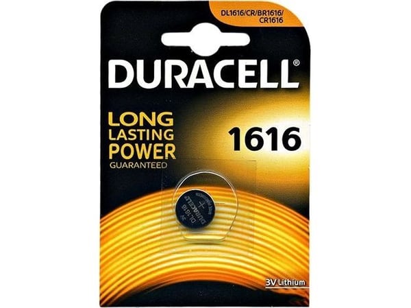 Duracell-batteri CR1616 1 stk.