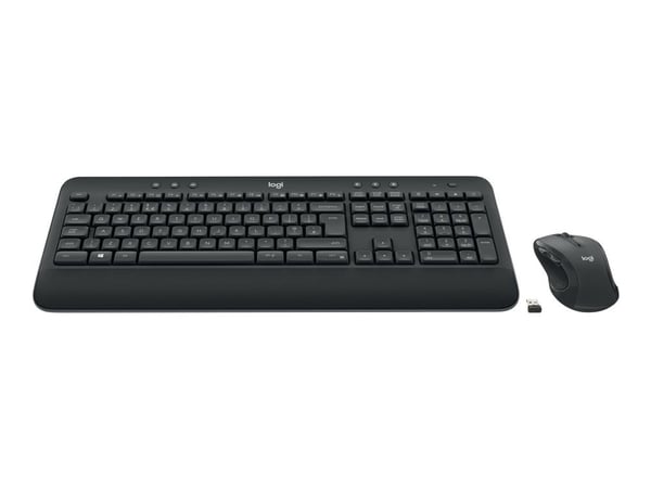 Logitech MK545 Advanced - Tastatur- og mussett - trådløs - 2.4 GHz - QWERTY - US International