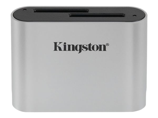 Kingston Workflow - Kortleser (SDHC UHS-I, SDHC UHS-II, SDXC UHS-I, SDHC UHS-II) - USB-C 3.2 Gen 1