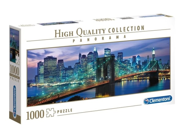 Clementoni High Quality Collection Panorama - New York Brooklyn Bridge - puslespill - 1000 deler