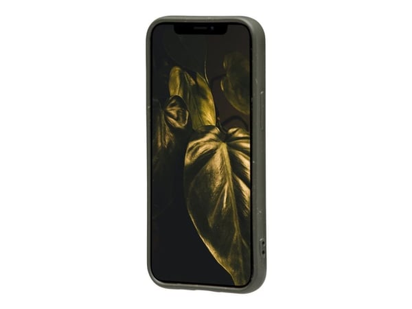 dbramante1928 Grenen - Baksidedeksel for mobiltelefon - biodegraderbart plantebasert materiale - mørk olivengrønn - 5.4" - for Apple iPhone 12 mini