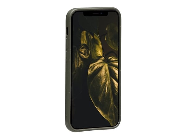 dbramante1928 Grenen - Baksidedeksel for mobiltelefon - biodegraderbart plantebasert materiale - mørk olivengrønn - 5.4" - for Apple iPhone 12 mini