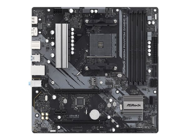 ASRock A520M Phantom Gaming 4 - Emolevy - micro ATX - Socket AM4 - AMD A520 piirisarja - USB 3.2 Gen 1 - Gigabit LAN - sisäinen grafiikka (vaatii p...