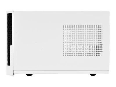 SilverStone SUGO SG13 - Tower - Mini-DTX - ingen strømforsyning (AT / PS/2) - svart, hvit - USB/lyd