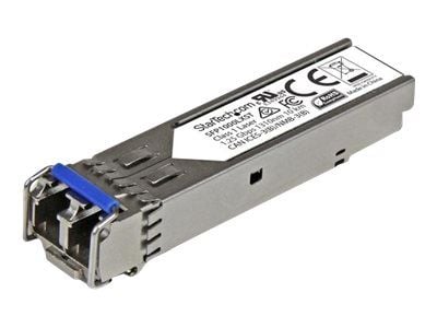 Startech MSA Uncoded Compatible SFP Module, 1000BASE-LX, 1GbE Single Mode (SMF) Fiber Optic Transceiver, 1GE Gigabit Ethernet SFP, LC Connector, 10...