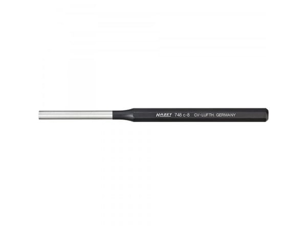 HAZET 748C-6, Hålstans, Svart, Silver, Svart, 180 mm, 6 mm, 116 g