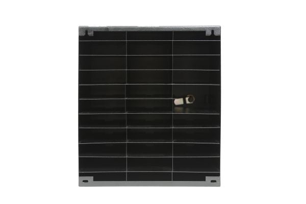 LEBA NoteBox Mobile - Skap - for 32 mobiltelefoner - låsbart - stål - svart - veggmonterbar