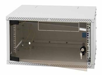Triton 19 vegghus 4U 1 del T400 lys grå flatpakke