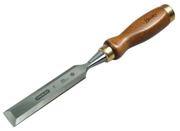 Stanley 2-16-384, Meisel for utskjæringer, Skrå kant, Tre, Metall, Tre, 6 mm