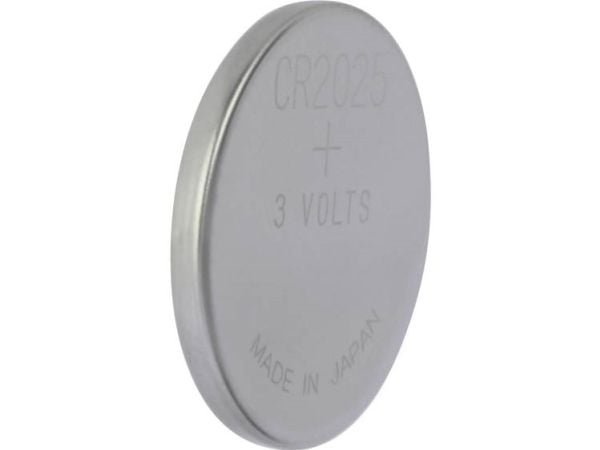 GP Batteries Lithium Cell CR2025, Engangsbatteri, CR2025, Lithium, 3 V, 1 stykker, Rustfritt stål