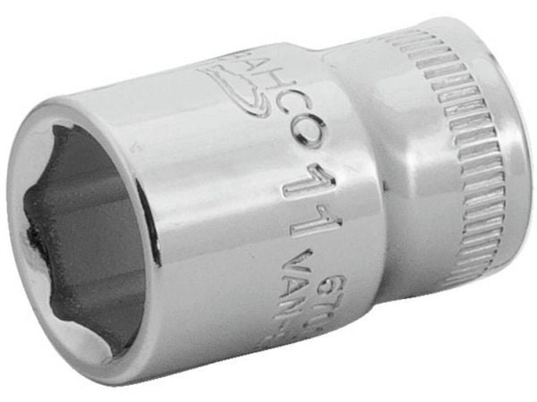 Bahco Pipe, sekskant, metrisk 1/4”, Stikkontakt, 1/4", Metrisk, 1 hoder, 8 mm, Stål