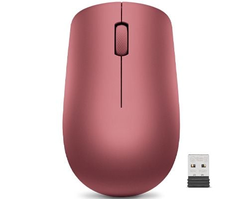 Lenovo 530, Molempikätinen, Optinen, Langaton RF, 1200 DPI, Punainen