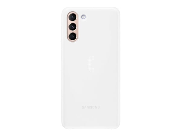 Samsung Smart LED Cover EF-KG996 - Baksidesskydd för mobiltelefon - vit - för Galaxy S21+ 5G