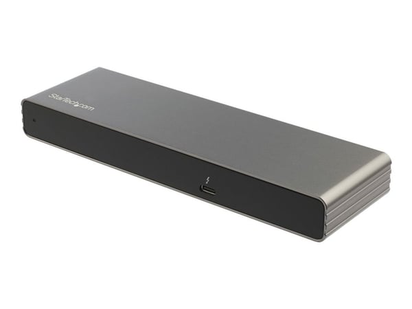 StarTech.com Thunderbolt 3 Dock - MacBook Pro & Windows, Dual 4K 60Hz - Dockingstation - Thunderbolt 3 - VGA, HDMI, 2 x DP - GigE udvidet skrivebor...
