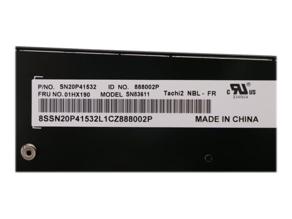 Lenovo - Erstatningstastatur for bærbar PC - med Trackpoint, UltraNav - Fransk - FRU - for ThinkPad P52s 20LB, 20LC; T580 20L9, 20LA