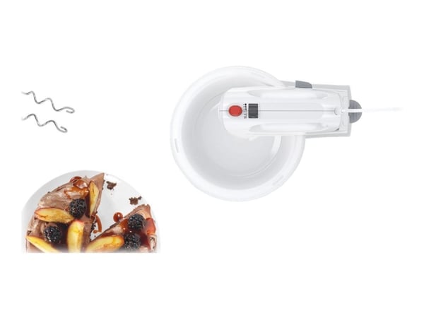 Bosch CleverMixx MFQ2600W - Blander - 375 W - hvit/rød