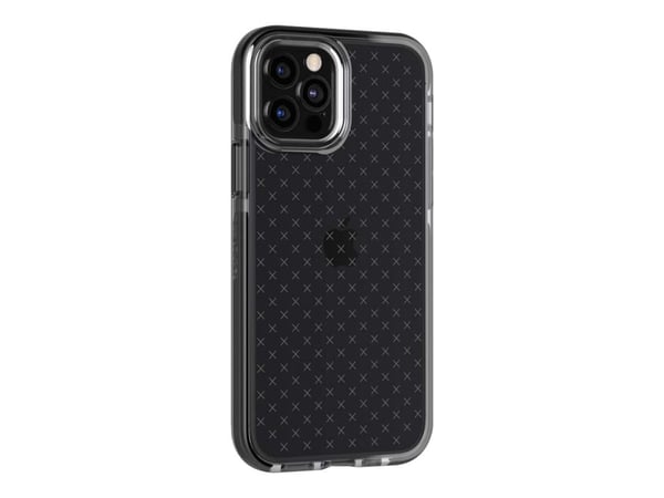 Tech21 Evo Check, Suojus, Apple, iPhone 12/12 Pro, 15,5 cm (6.1"), Musta, Läpikuultava